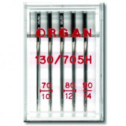 Igle za šivaće mašine "Organ" 130/705 NM. 70-80-90-100