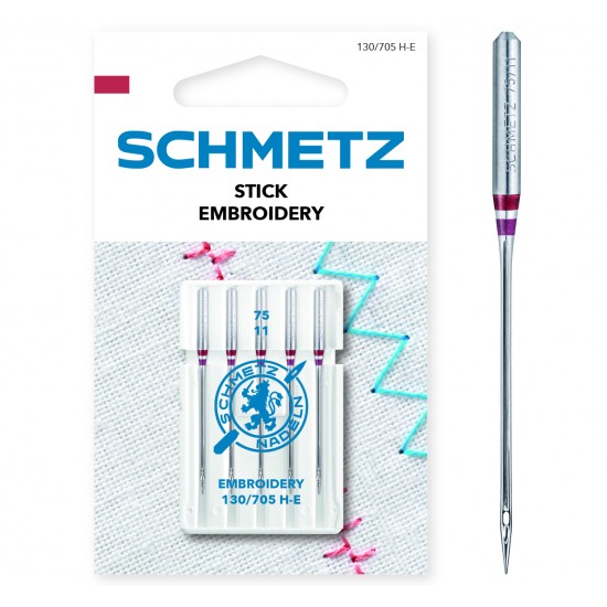 Igle Schmetz Embroidery Stick NM 75