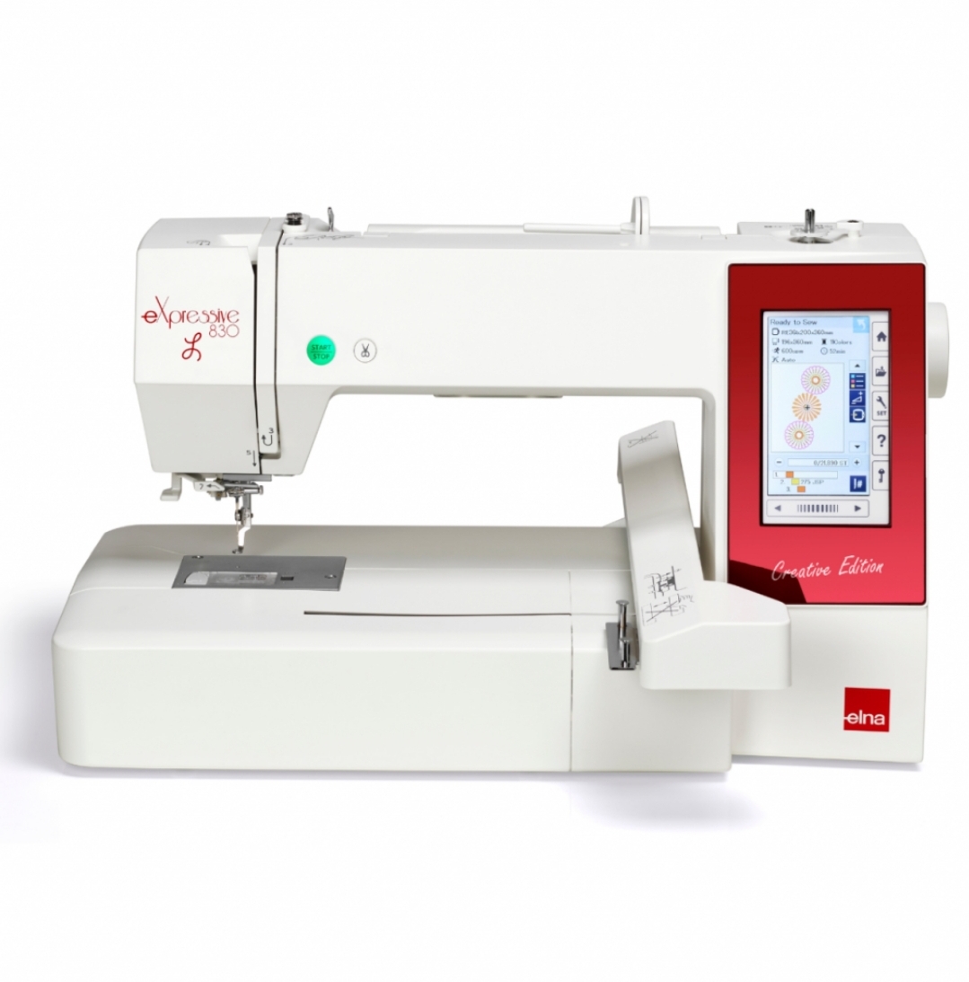 Elna 830LCE eXpressive + softver Exuberance Junior 3 elna-830lce