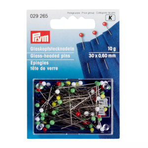 Prym špenadle sa staklenom glavom visebojne| 0,60x30mm | 10g 029265